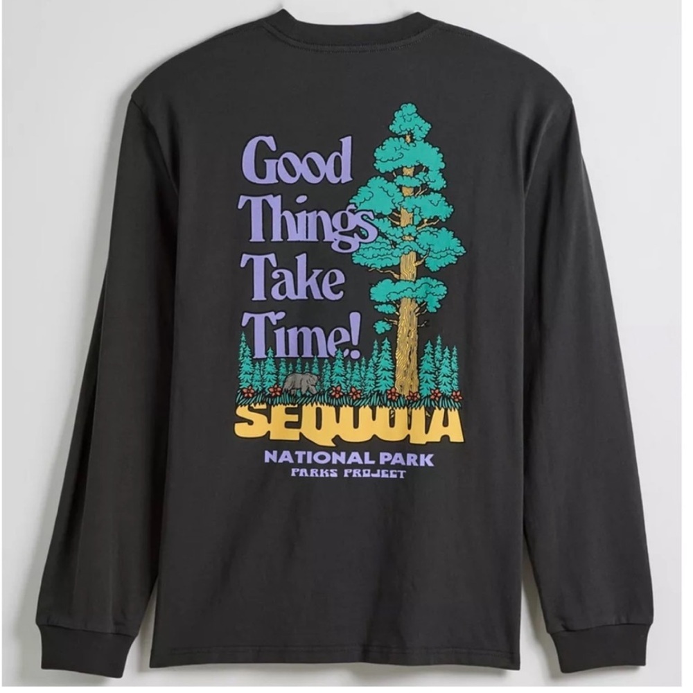 NWOT Parks Project Sequoia National Park Long Sleeve Tee Size Medium